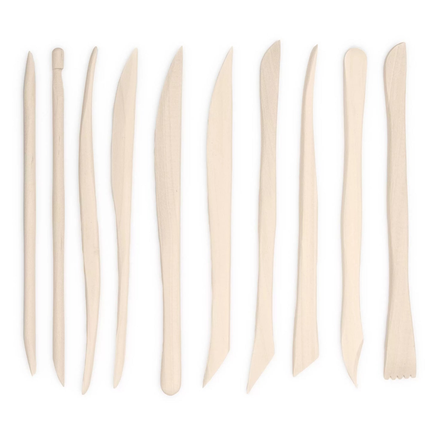 Estecas de madera para modelar (kit de 10)